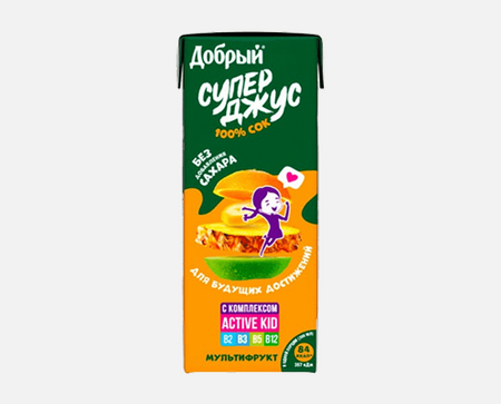 Добрый Мультифрукт 0,2л ТП